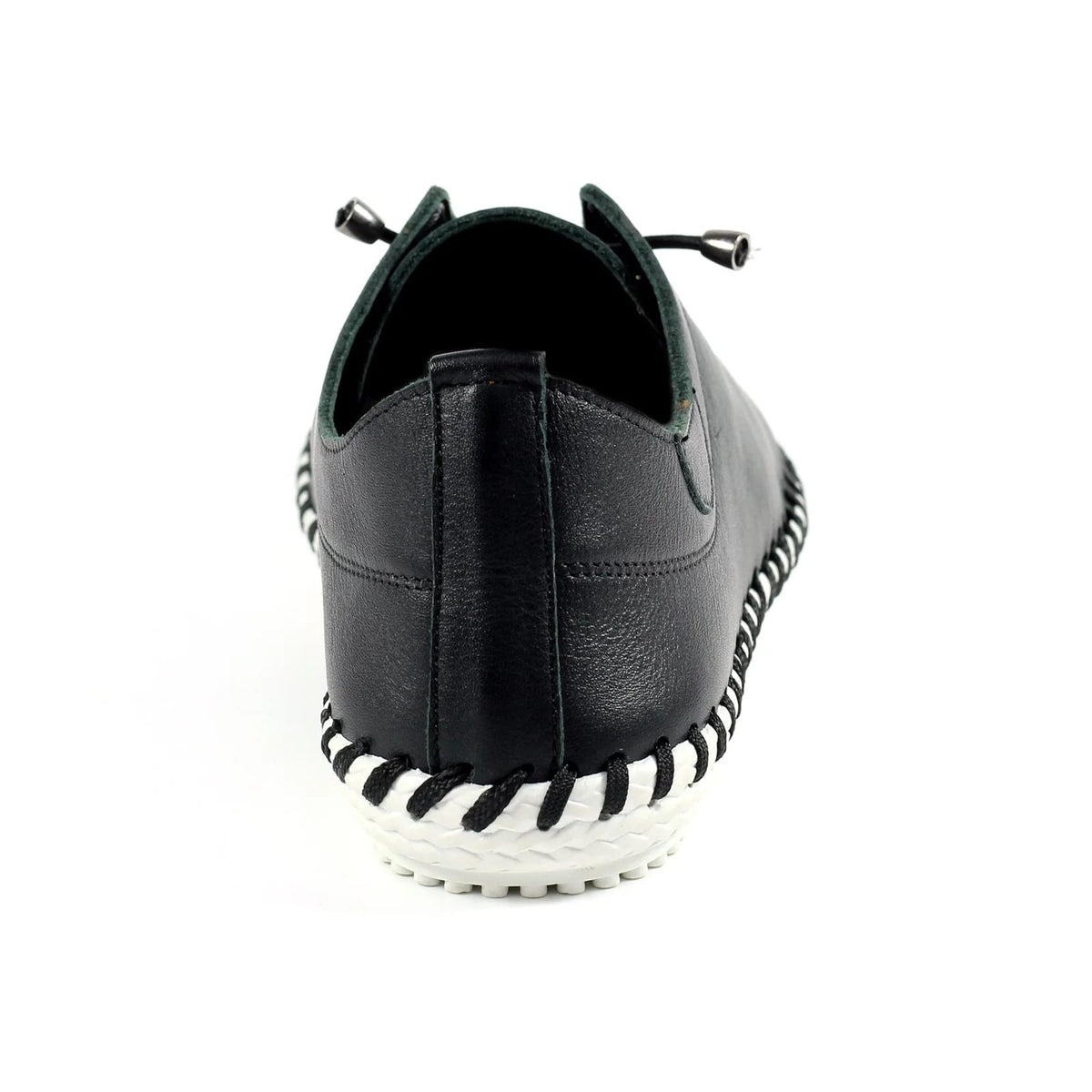Womens Lunar St Ives Leather Casual Trainer Black