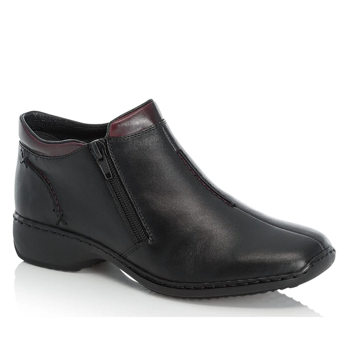 Womens Rieker Ankle Boots Black