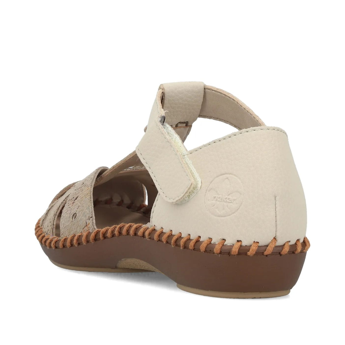Womens Rieker Closed Toe Sandals Beige