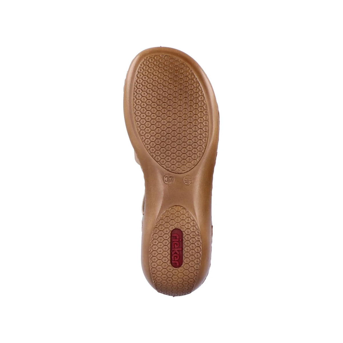 Womens Rieker Elasticated Sandals Green Combination