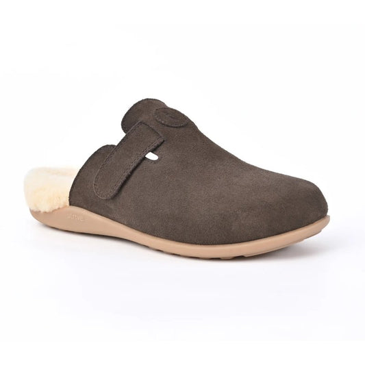 Womens Strive Oslo II Orthotic Slippers Chocolate