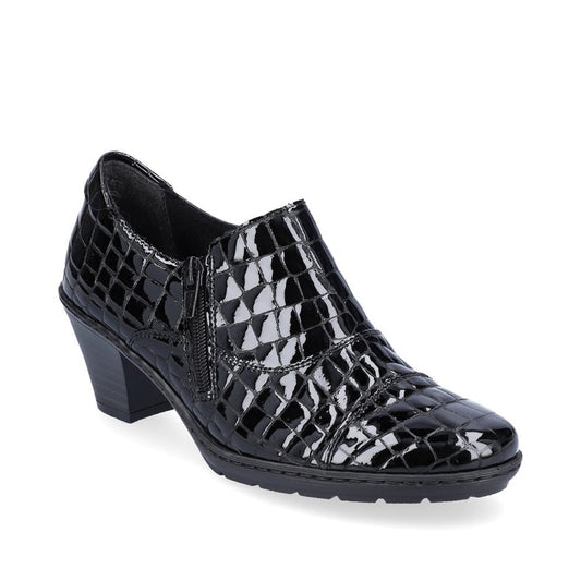 Womens Mod Comfys Ladies Court Shoe Black – Brookfield Comfort