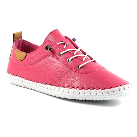 Lunar Womens Lunar St-Ives Shoes Raspberry Pink