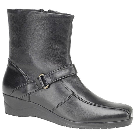 Mod Comfys Womens Mod Comfys Black Softie Leather Boots Black Black