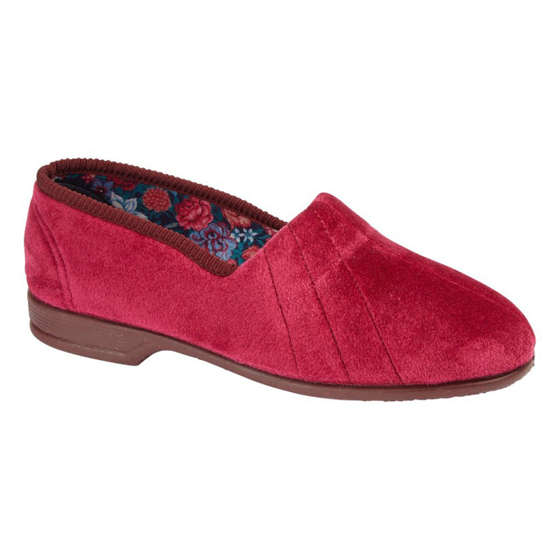 Sleepers Womens Sleepers AUDREY III Roll Top Slipper Red Red