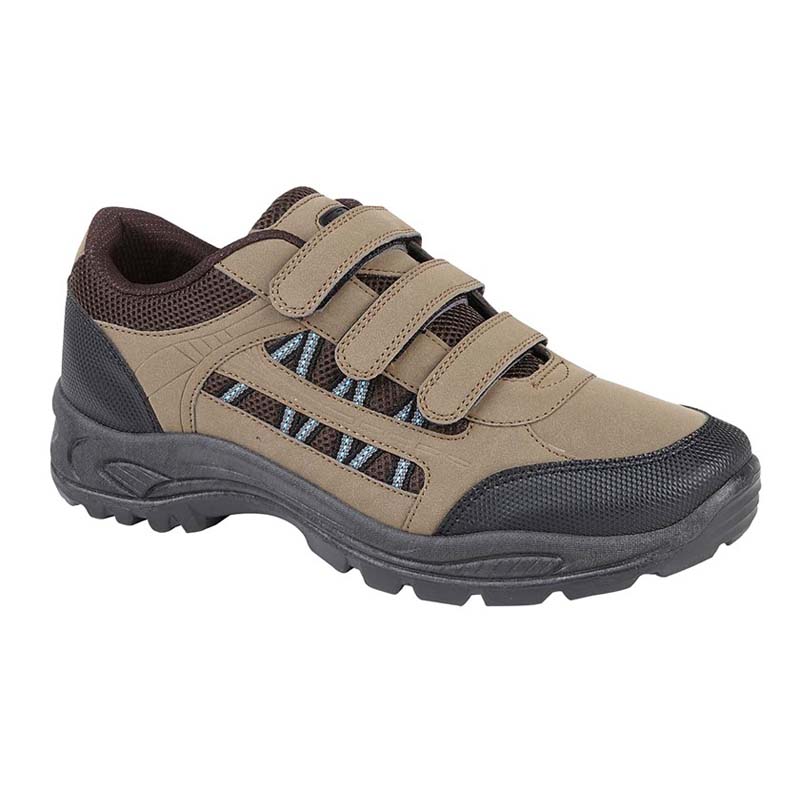 Mens Walking Hiking Shoes Brown