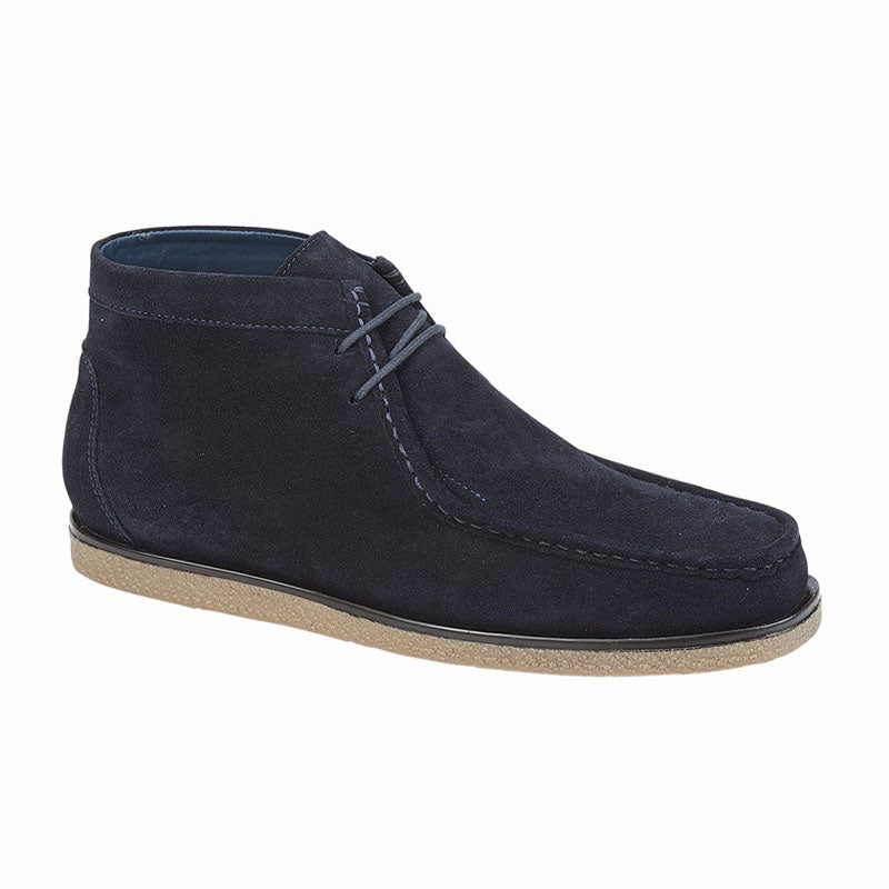 Roamers Mens Roamers Real Suede Boots Navy Navy