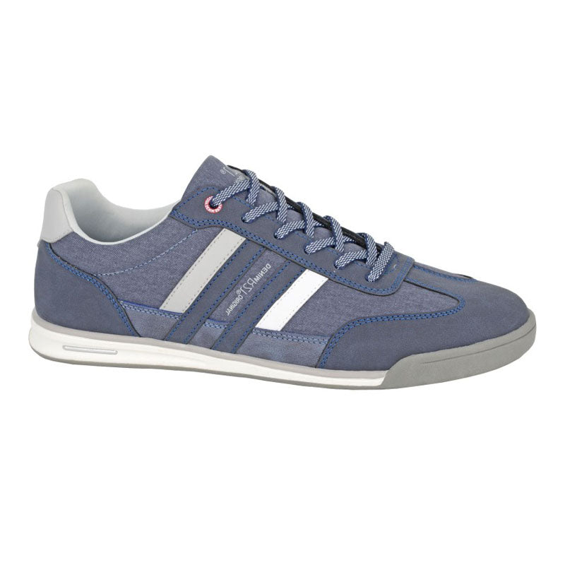 Mens Route 21 Laces Leisure Trainers Navy