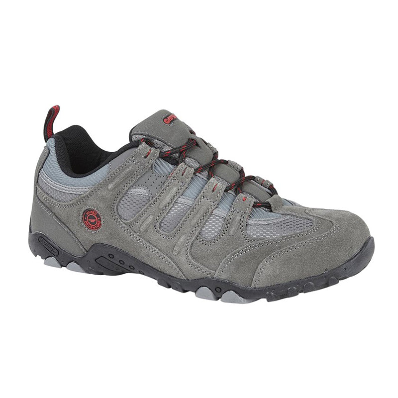 Hi-Tec Mens Hi-Tec Quadra Classic Trail Shoe Grey Charcoal Grey