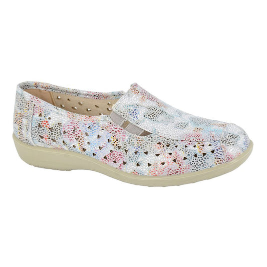 Womens Boulevard Punched Side-gusset Shoes Multi Floral