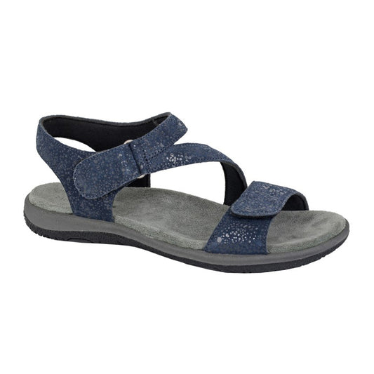 Womens Mod Comfys Touch Fastening Sandals Navy