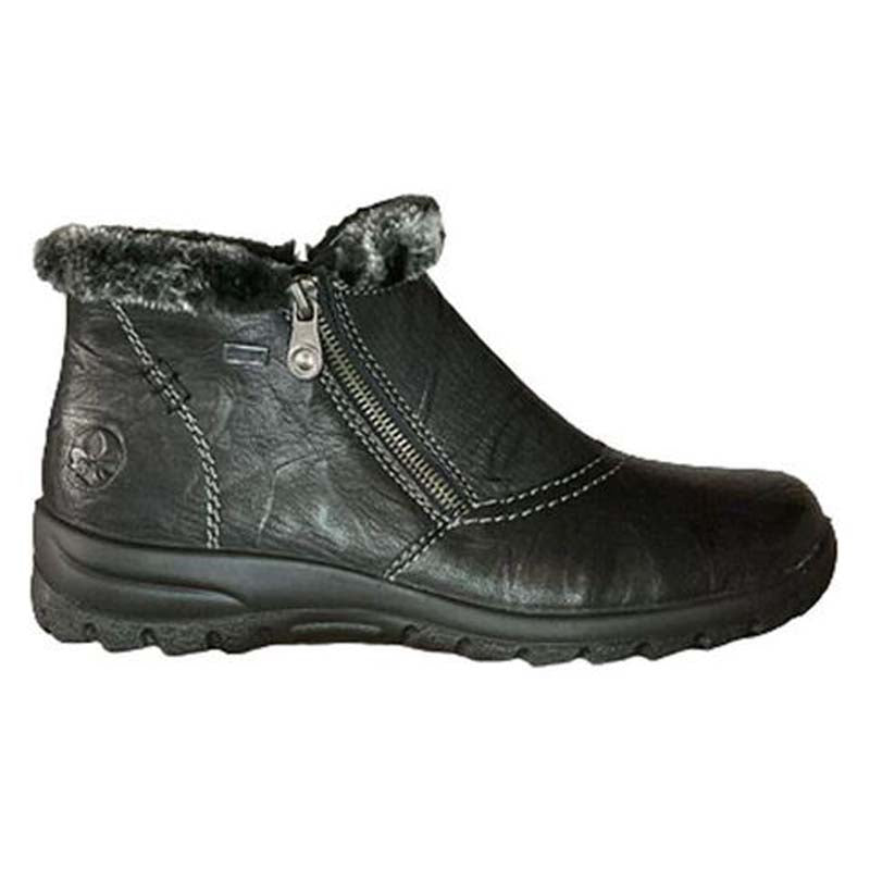 Womens Rieker Ankle Boots Black