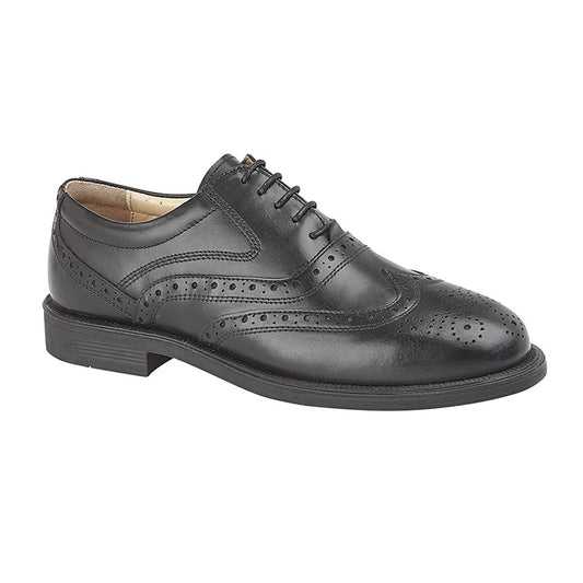 Grafters Mens Grafters Leather Corporate Shoes Black Black
